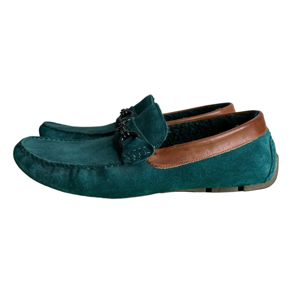 Kenneth Cole New York Men's Theme Bit Driver Cozy Green Loafer Size 11